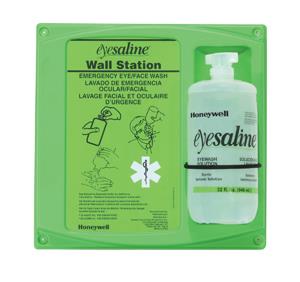 SINGLE 32 OZ EYEWASH WALL STATION - Eyesaline Eyewash